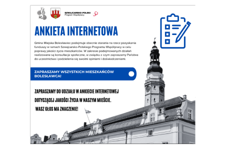 Ankieta internetowa dotycząca jakości życia w Bolesławcu